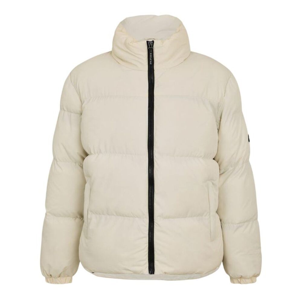 274 Studio Mens Alaska Borg Puffer Jacket / Cream